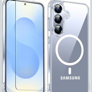 Pitchessy for Samsung Galaxy S25 Case with Screen Protector,[Compatible with Mag